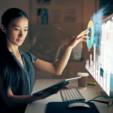 Black Grey Gradient Event Zoom Virtual Video Background (8)